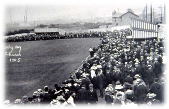 Derby day at Church in 1905
