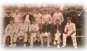 1919 team with professional, Cecil Parkin