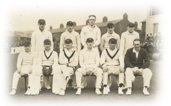 1930 team with professional, J Threlfall