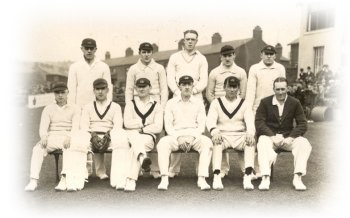 1932 team with professional, J Threlfall