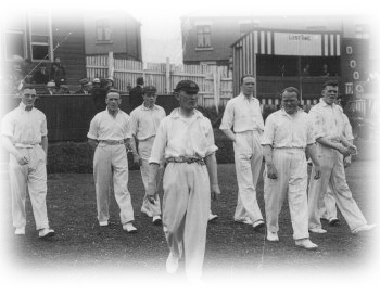 1934 team taking field